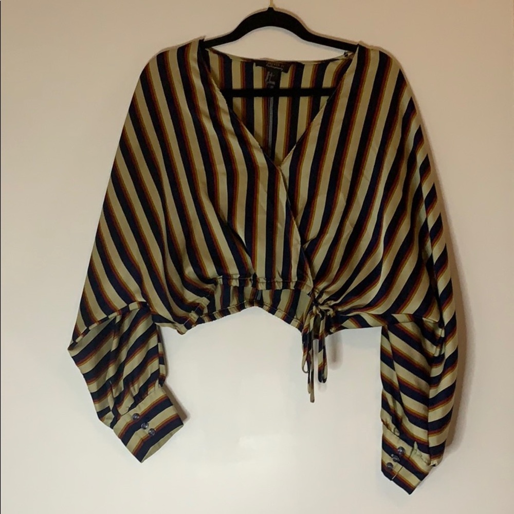 Striped crop top